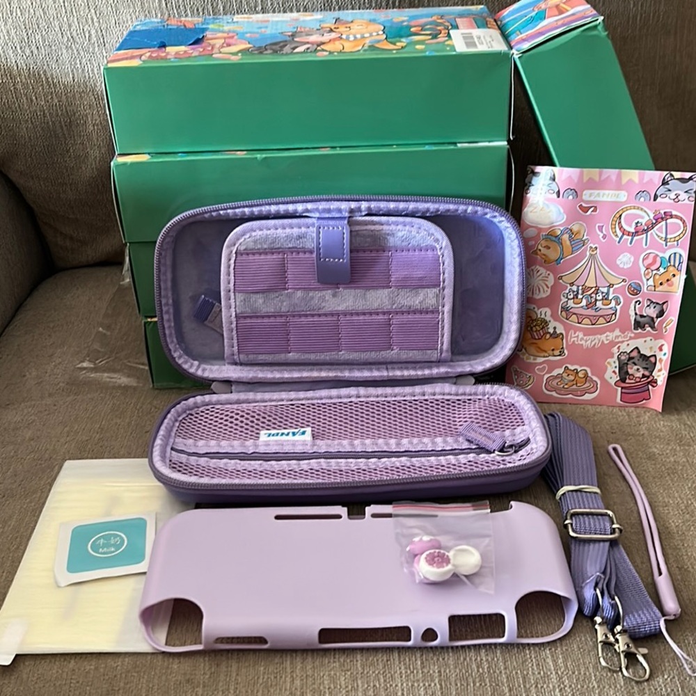 HYPERCASE Purple Carrying Case for Nintendo Switch Lite, LITE ONLY